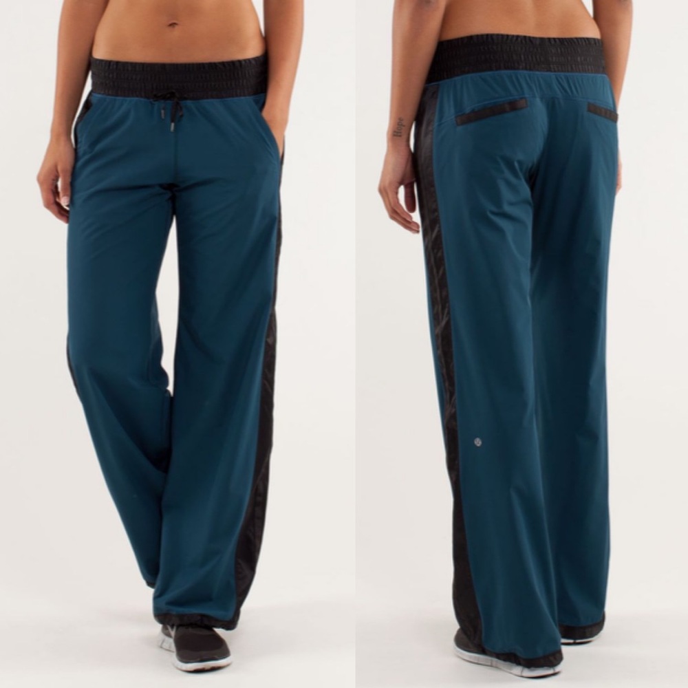 LULULEMON Run: Right Round Pant Sz 6 Alberta Lake